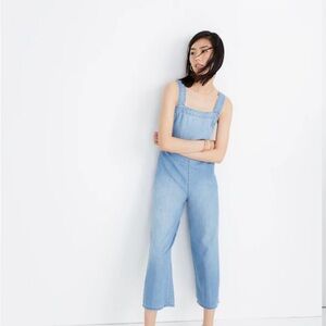 Madewell Light Blue Denim Jumpsuit